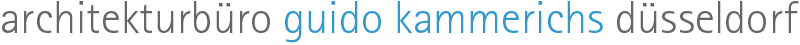 Architekturb&uuml;ro - Architekt Dipl.-Ing. Guido Kammerichs AKNW, D&uuml;sseldorf (Logo) Architektur