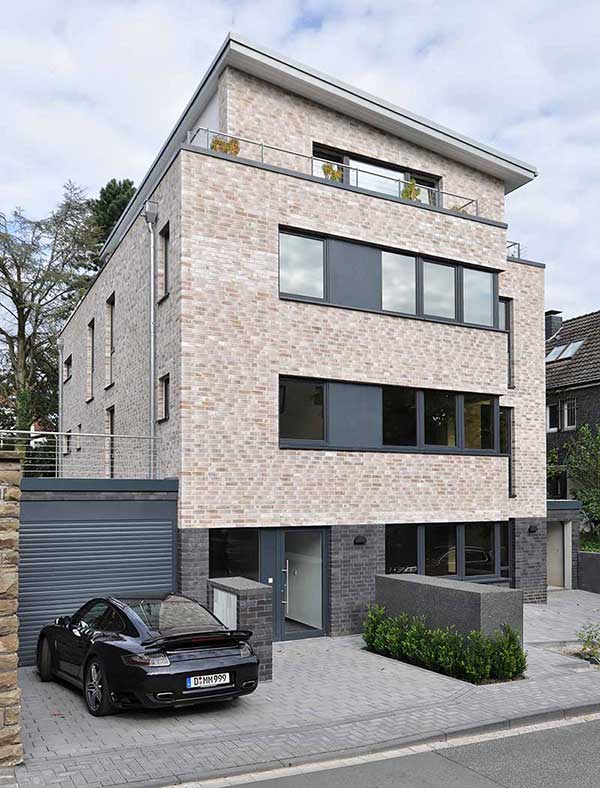 Neubau Dreifamilienhaus D&uuml;sseldorf-Ludenberg. Architekturb&uuml;ro Guido Kammerichs, D&uuml;sseldorf