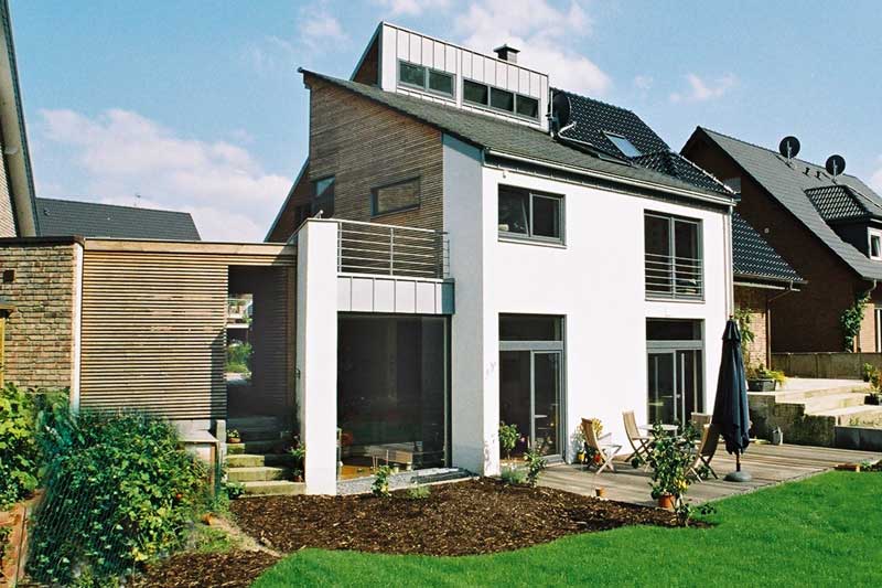 Neubau EFH Einfamilienhaus Neuss, Architekt Guido Kammerichs, D&uuml;sseldorf